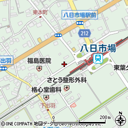 千葉県匝瑳市八日市場イ138周辺の地図