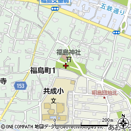 福島神社児童遊園周辺の地図