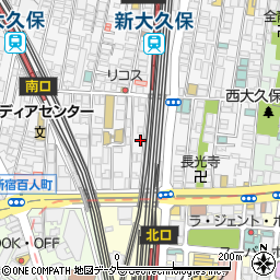 東京都新宿区百人町1丁目9-19周辺の地図