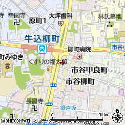 東京都新宿区市谷柳町10周辺の地図