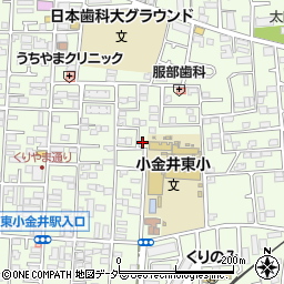 東京都小金井市東町4丁目28-1周辺の地図