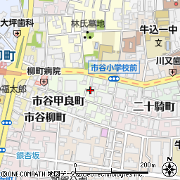 東京都新宿区市谷甲良町2周辺の地図