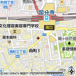 新中華 国分寺店周辺の地図