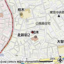グリーンキャピタル北新宿周辺の地図