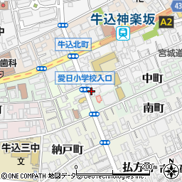 東京都新宿区北町21周辺の地図