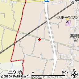 山梨県甲州市塩山下塩後124周辺の地図