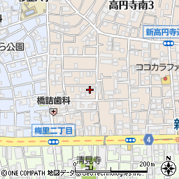 高円寺サンハイム周辺の地図
