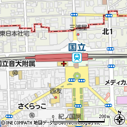 クオール薬局nonowa国立店周辺の地図