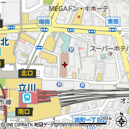 ゆうちょ銀行立川店 ＡＴＭ周辺の地図