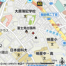 東京都千代田区富士見1丁目5周辺の地図
