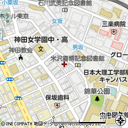 東京都千代田区神田猿楽町周辺の地図