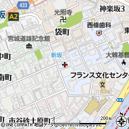 東京都新宿区若宮町37周辺の地図