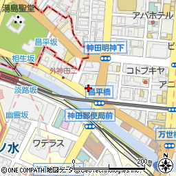 東京都千代田区外神田2丁目40周辺の地図