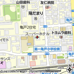スーパーホテル東京・亀戸周辺の地図