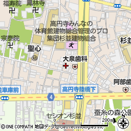 シャーメゾン高円寺周辺の地図
