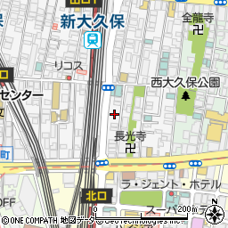 東京都新宿区百人町1丁目8-10周辺の地図