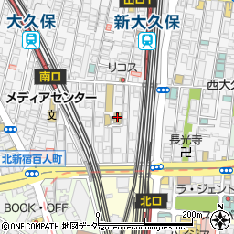 東京ワールド　日本語学校周辺の地図