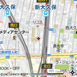 東京都新宿区百人町1丁目12-12周辺の地図