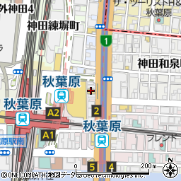 ファミリーマート秋葉原昭和通り店周辺の地図