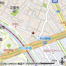 東京都江戸川区平井2丁目7-3周辺の地図