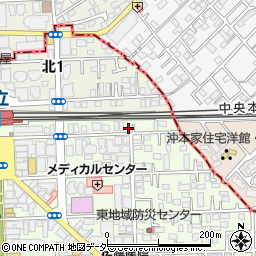 ガーネット周辺の地図