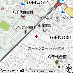 デイリーヤマザキ八千代台南店周辺の地図