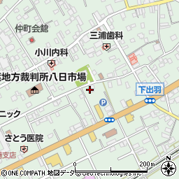 千葉県匝瑳市八日市場イ349周辺の地図