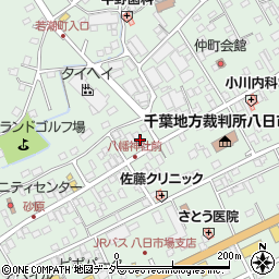千葉県匝瑳市八日市場イ2627周辺の地図