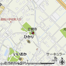 定慶寺周辺の地図
