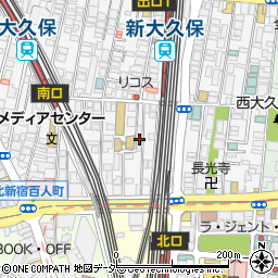 東京都新宿区百人町1丁目12-13周辺の地図