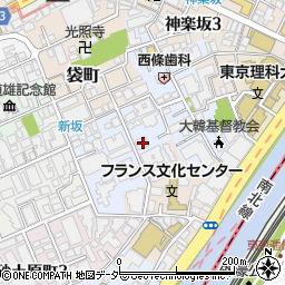 東京都新宿区若宮町29周辺の地図