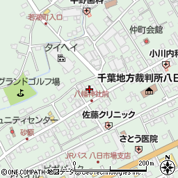 千葉県匝瑳市八日市場イ2628周辺の地図