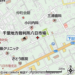 千葉県匝瑳市八日市場イ2786周辺の地図