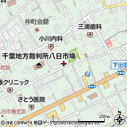 千葉県匝瑳市八日市場イ2787周辺の地図