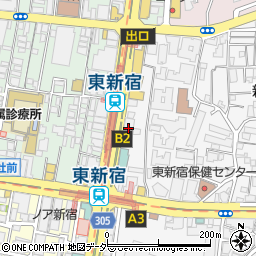 ＣＯＭＦＯＲＩＡ東新宿ステーションフロント周辺の地図