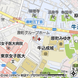 ライオンズマンション新宿原町周辺の地図
