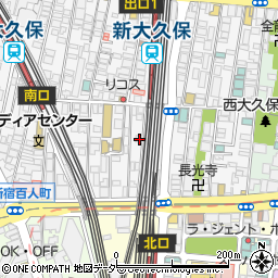 東京都新宿区百人町1丁目9-18周辺の地図