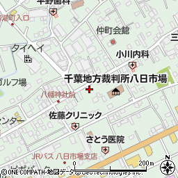 千葉県匝瑳市八日市場イ2751周辺の地図