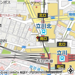 寿司・和食 がんこ 立川店周辺の地図