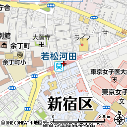 若松河田駅 東京都新宿区 駅 路線図から地図を検索 マピオン