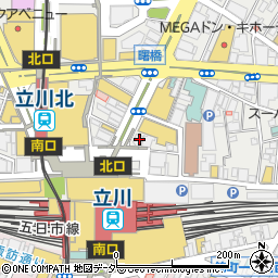 東京都立川市曙町2丁目12-1周辺の地図