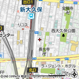 東京都新宿区百人町1丁目8-19周辺の地図