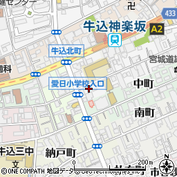 東京都新宿区北町20周辺の地図