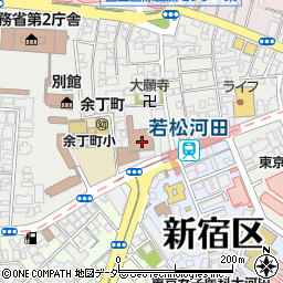 東京都新宿区若松町12周辺の地図