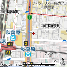 東京都千代田区神田和泉町1-1周辺の地図