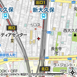 東京都新宿区百人町1丁目9-9周辺の地図