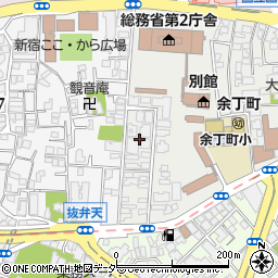 東京都新宿区若松町17周辺の地図