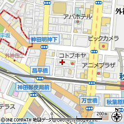 あきばおー四号店周辺の地図