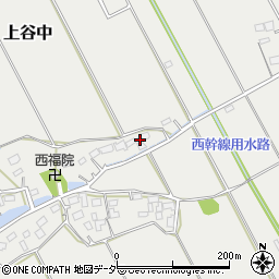 千葉県匝瑳市上谷中867周辺の地図
