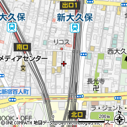 東京都新宿区百人町1丁目12-20周辺の地図